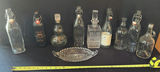 Assorted glass bottles, decanters and crystal dishware - thumbnail 1 of 11