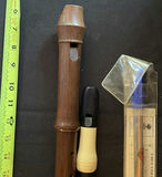 Wooden and plastic recorders with packaged Oak Penny whistle - thumbnail 2 of 7
