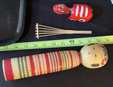 Assorted wooden traditional toys and decorative items - thumbnail 6 of 7