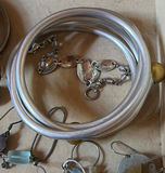Assorted jewelry collection: bracelets, earrings, beads and trinkets - thumbnail 9 of 17