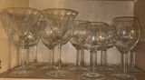 Assorted wine glasses and cocktail coupe glasses - thumbnail 1 of 6