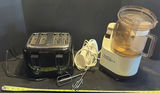 Toaster and Moulinex La Machine II Food Processor with Attachments - thumbnail 1 of 8