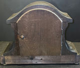 Seth Thomas mantel clock in wooden arch-top case - thumbnail 5 of 9