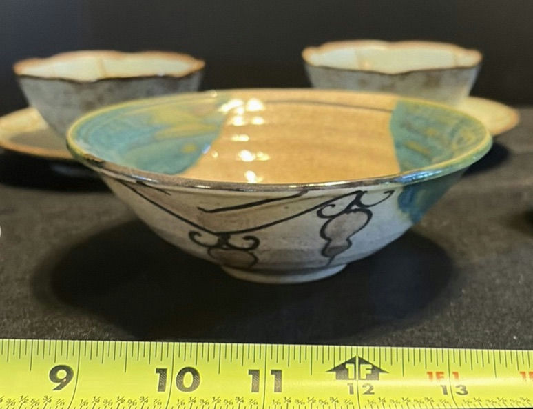 Assorted glazed ceramic dishware set - image 3 of 15