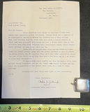Typed 1978 letter and WWI engraved silver match safe - thumbnail 1 of 5