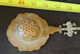 Antique brass ornate sifter and antique bell - thumbnail 7 of 8