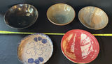 Assorted ceramic bowls with mixed glazes - thumbnail 1 of 13