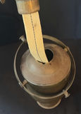 Antique Brass Oil Lamp with Crescent Arm and Accessories - thumbnail 10 of 11