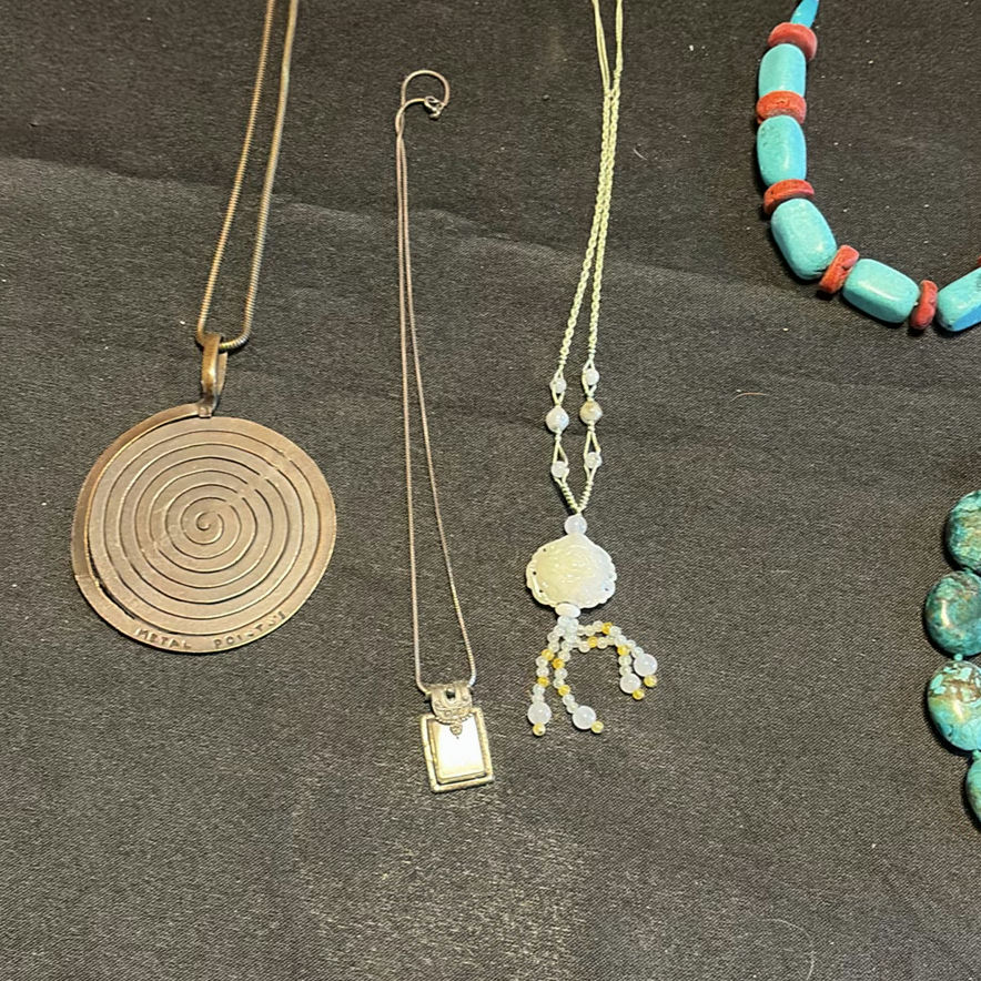 Assorted Necklaces and Jewelry with Turquoise Beads - image 7 of 10