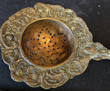 Antique brass ornate sifter and antique bell  - thumbnail 6 of 8