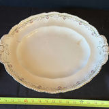 Vintage John Maddock & Sons porcelain pedestal cake stand with matching plates - thumbnail 5 of 11