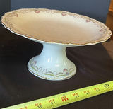 Vintage John Maddock & Sons porcelain pedestal cake stand with matching plates - thumbnail 8 of 11