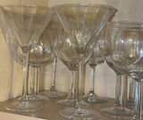 Assorted wine glasses and cocktail coupe glasses - thumbnail 3 of 6
