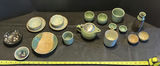Assorted glazed ceramic dishware set - thumbnail 1 of 15
