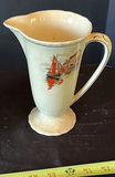 Vintage porcelain tea set with floral and maritime motifs - thumbnail 4 of 8