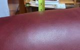 Dark gray fabric recliner and burgundy leather recliner - thumbnail 15 of 15