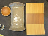 Assorted wooden boxes, ceramics, and carved items - thumbnail 10 of 11