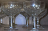 Set of clear glass coupe glasses - thumbnail 2 of 5