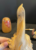 Assorted wooden carvings and beaded figurines - thumbnail 3 of 15