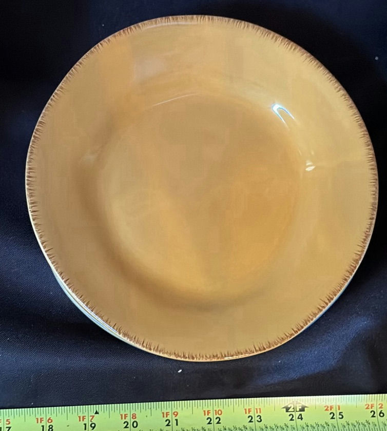 Colorful ceramic Pier One dinner plates (red, blue, yellow, and green) - image 5 of 9