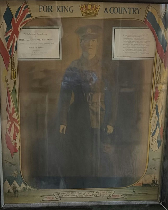 WWI Memorial Framed Portrait and Plaques - image 7 of 10