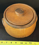 Vintage wooden containers glass plates and metal cookware - thumbnail 6 of 10