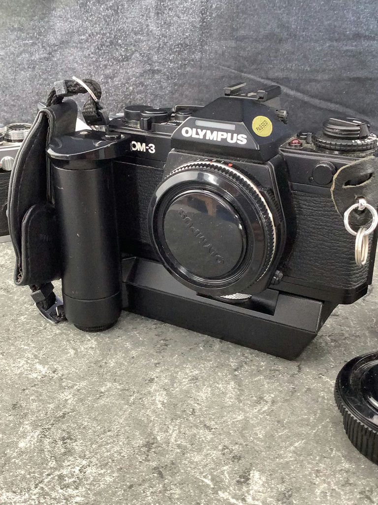 SLR Olympus OM-1 And OM-3 Film Cameras - image 5 of 15