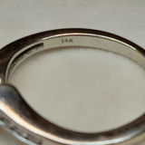 14K / Diamond Marquise Bypass Bridal Set (3+dwt) - thumbnail 9 of 15