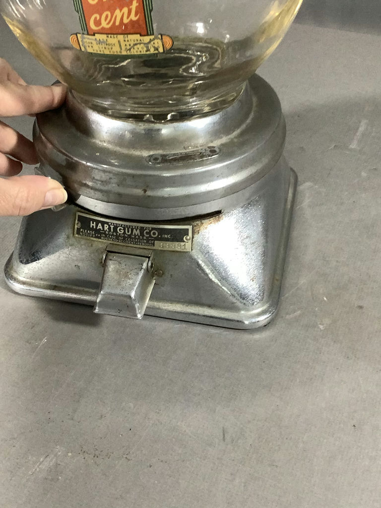 Vintage Hart Gum Co. Gumball Machine - image 9 of 11