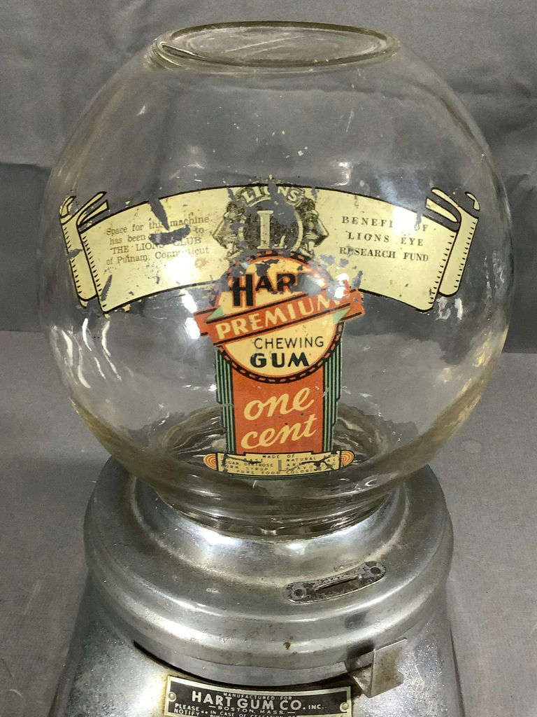 Vintage Hart Gum Co. Gumball Machine - image 5 of 11