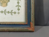 Vintage Framed Cross Stitch Sampler - thumbnail 4 of 5