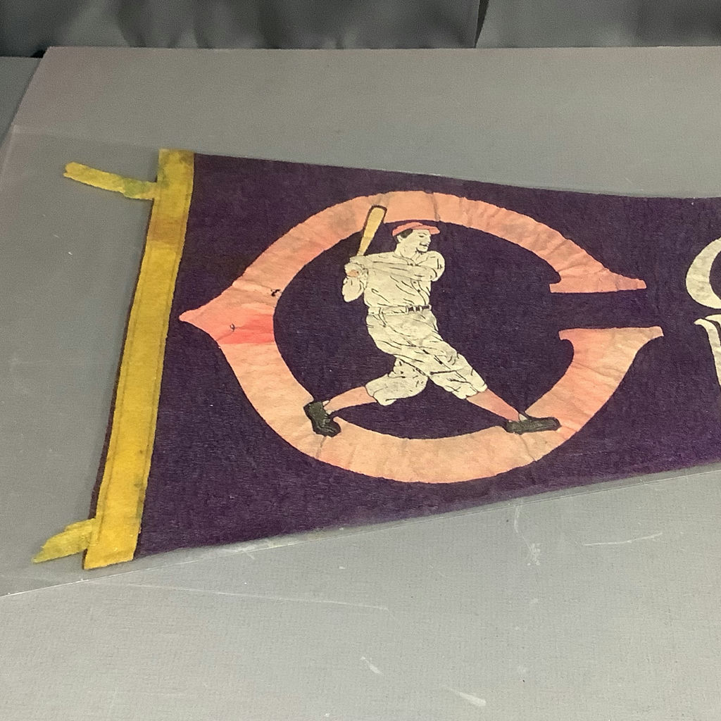 Vintage Baseball Pennants - Athletics / Redlegs / Indians - image 8 of 19