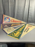 Vintage Basketball Pennants - Clippers / Lakers / Warriors / Supersonics / Trail Blazers - thumbnail 2 of 17