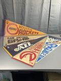 Vintage Basketball Pennants - Rockets / Spurs / Jazz / Hawks - thumbnail 2 of 19