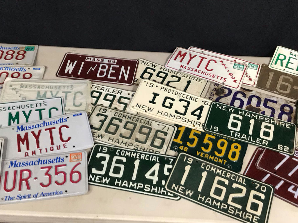 Vintage New England License Plates - image 1 of 4