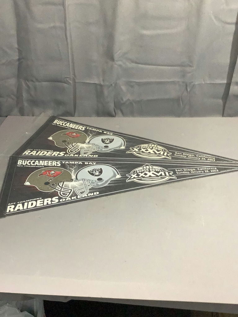 Vintage Football Pennants - Chargers / Buccaneers / Raiders - image 11 of 17