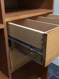 Cherry Wood Audio Unit / Bookcase with Drawers - thumbnail 3 of 5
