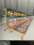 Vintage College Pennants - Army / Yale / Stanford / Princeton - thumbnail 2 of 16