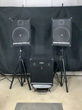 Cerwin-Vega Speakers w/ Numark CDN-34 DJ Rack System - thumbnail 1 of 8