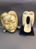 Indonesian Wood Theatre Masks - thumbnail 1 of 10