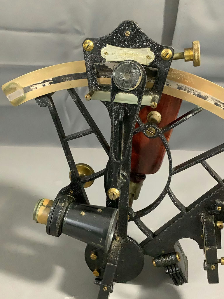 Antique Hezzanith Sextant w/Wood Box - image 5 of 24
