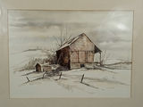 Framed Ivan Lenker Original Watercolor - thumbnail 2 of 7