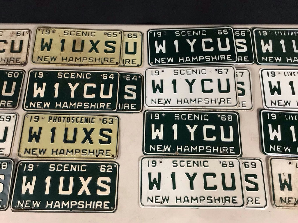 NH Ham Radio Handle Vanity Plates - image 1 of 4