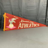 Vintage Baseball Pennants - Athletics / Redlegs / Indians - thumbnail 3 of 19
