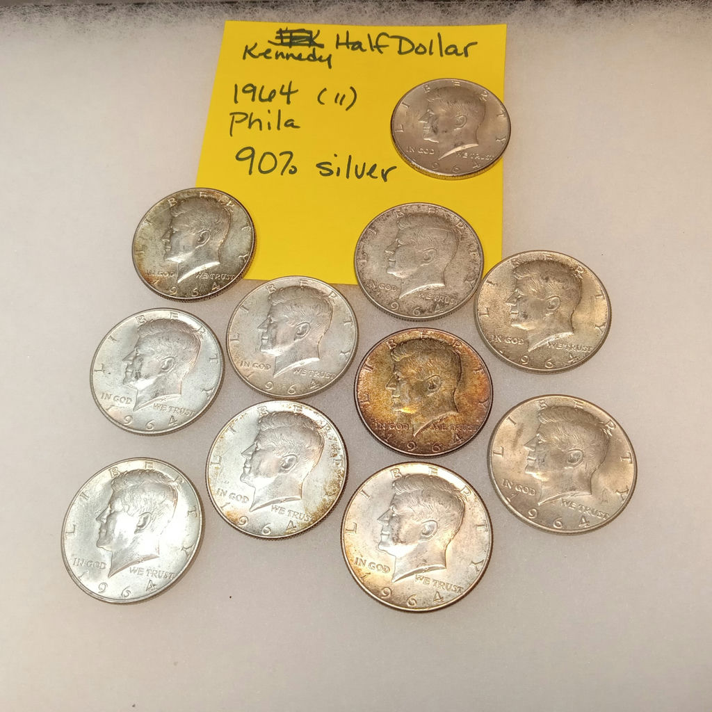 1964-P Kennedy Half Dollars (88+dwt) - image 2 of 9
