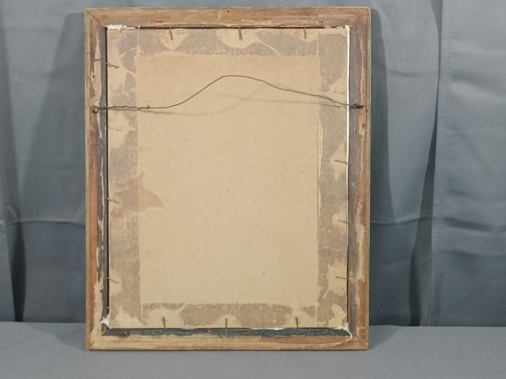 Vintage Framed Cross Stitch Sampler - image 5 of 5