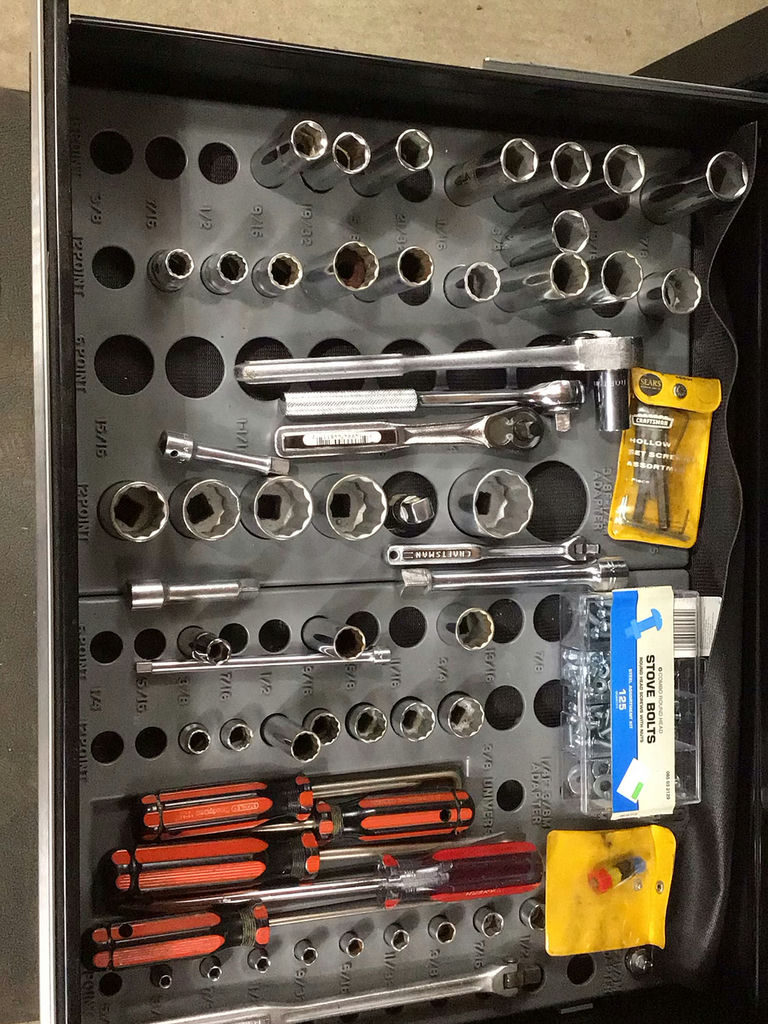 Craftsman Tool Chest & Toolboxes w/ Milwaukee Sawzall Tools - image 11 of 17