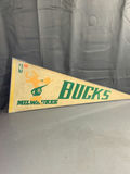 Vintage Basketball Pennants - Bucks / Cavaliers / Pistons / Bulls - thumbnail 3 of 14