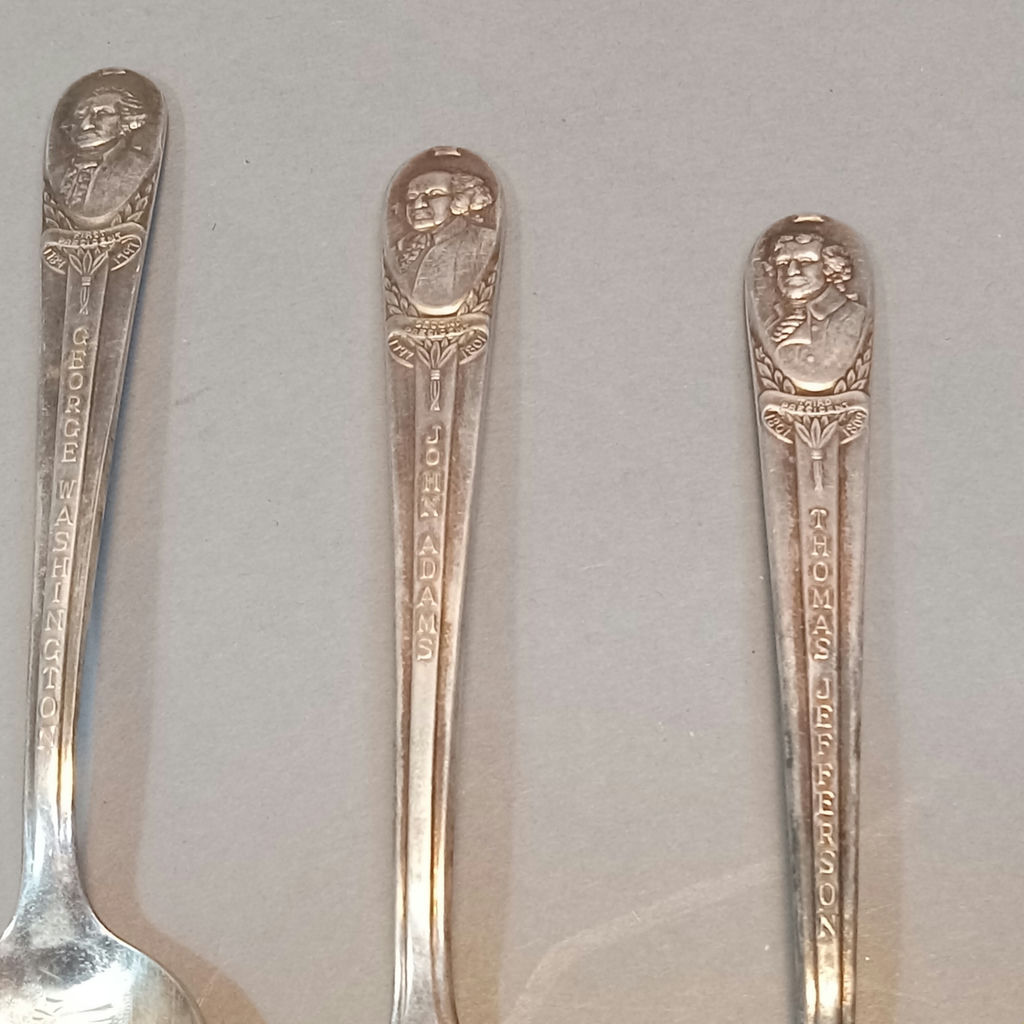 Sterling & Plate Souvenir Spoons (50+dwt) - image 14 of 19