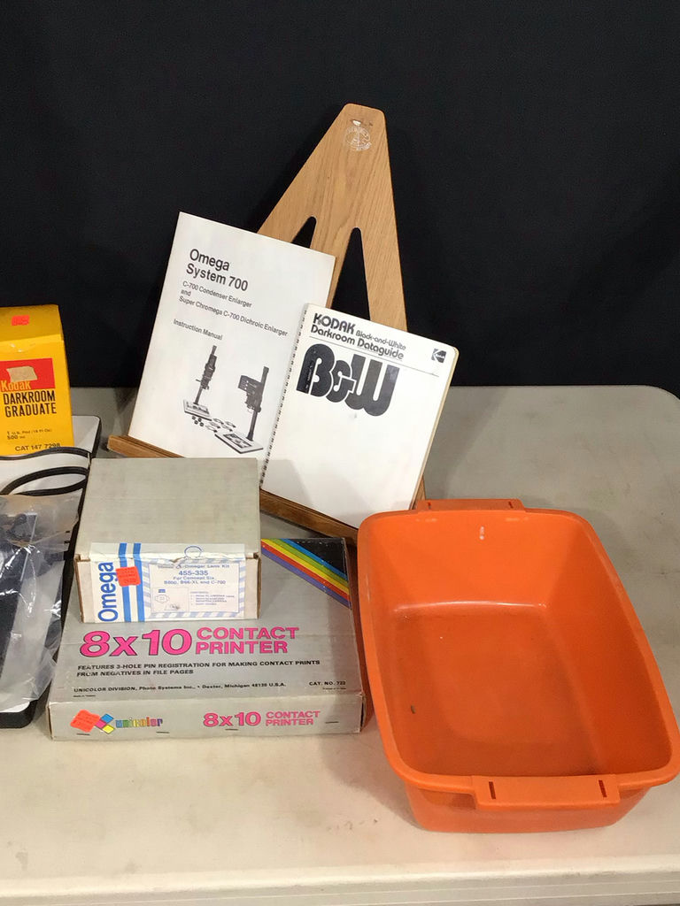Omega System 700 C-700 Condenser Enlarger with Darkroom Supplies - image 3 of 5